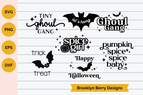 Halloween Ghoul Gang SVG Bundle